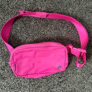 lululemon athletica Hot Pink Mini Belt Bag